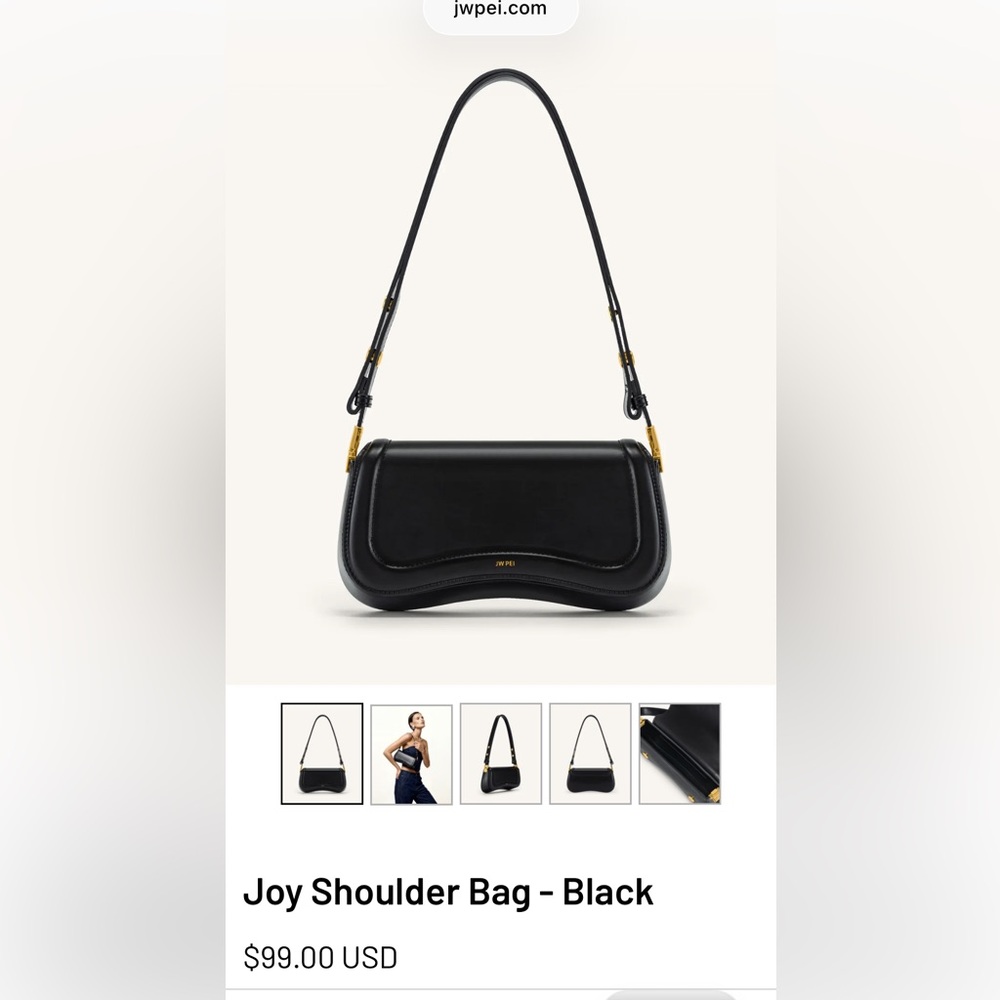 JW PEI Joy Shoulder Bag - Black